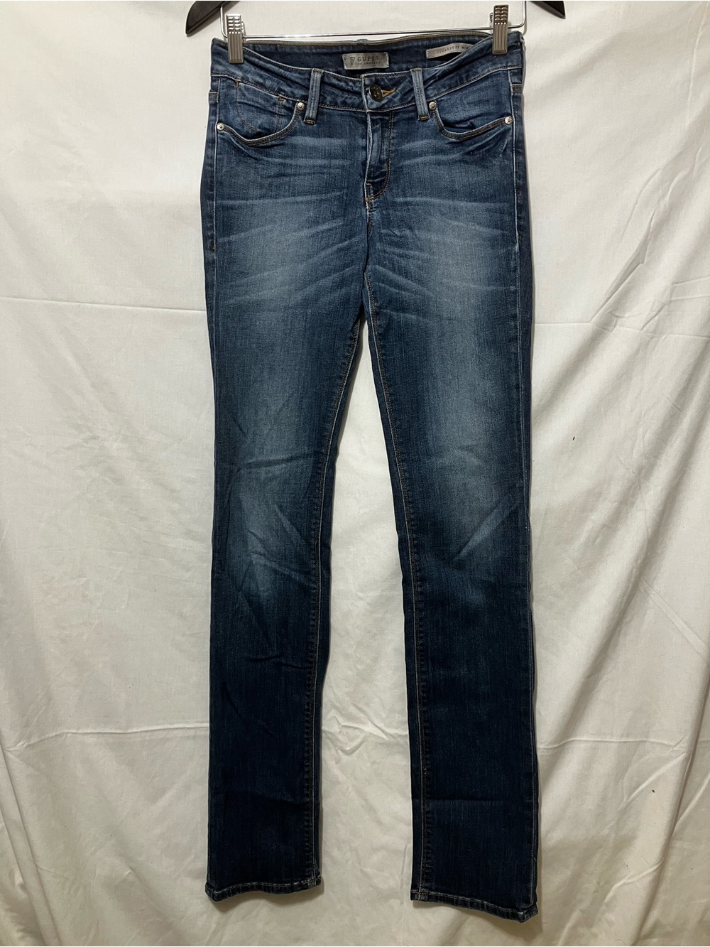 Guess Women's Straight Leg Jeans — Indigo Faded Wash
